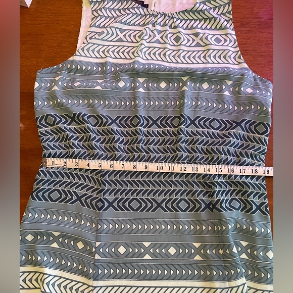 Pendleton Summer Pattern Sleeveless Dress - Turquoise Blue Size 16 - Picture 8 of 10